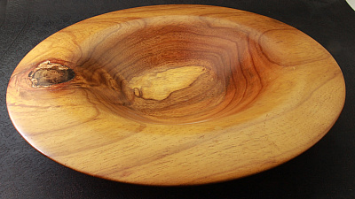 PL-2 - Figured woodturned Tasmanian Blackwood Platter